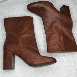 LUCKY BRAND WALEYN 9.5 Western Leather Coastal Cowgirl Boots